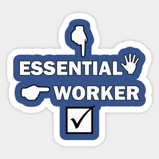 Essential Worker Sticker